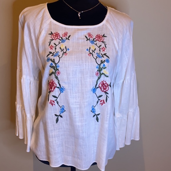 Chelsea & Theodore Bohemian Embroidered Floral 💕-P-21 - Picture 2 of 7